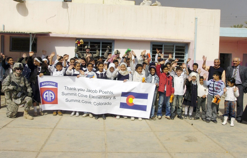 Iraqi Children Receive Donations from Colorado Students