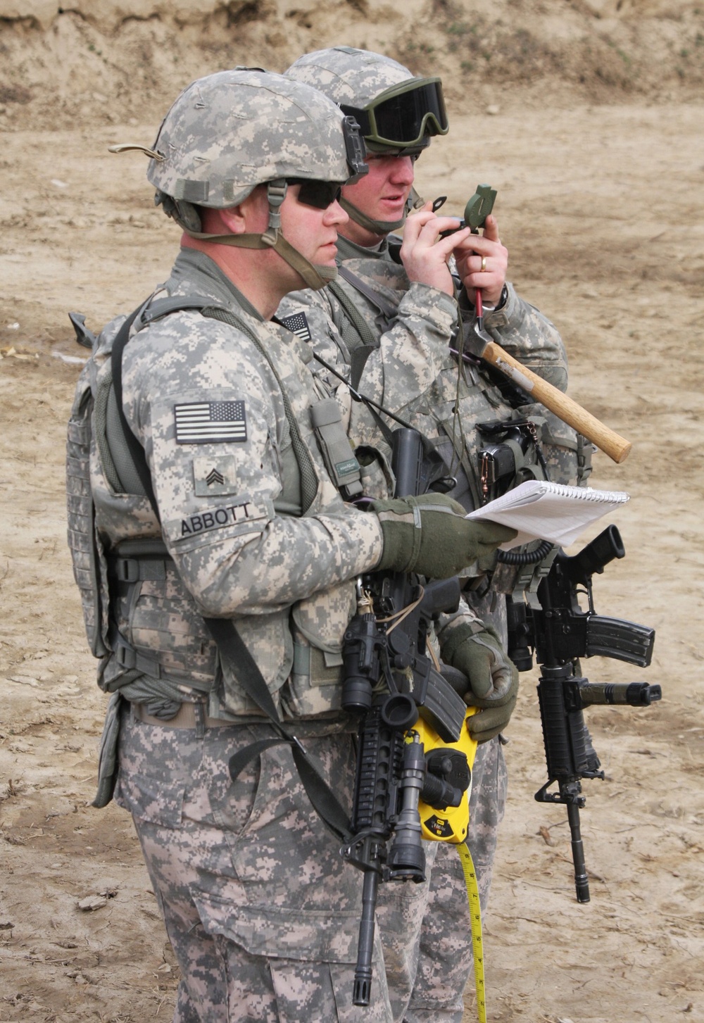 U.S. Soldiers Assist Afghan Farmer in Vineyard Planning