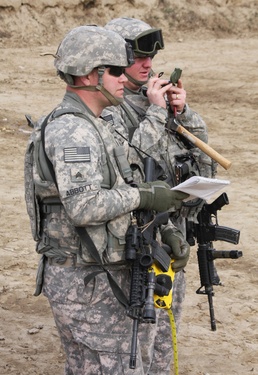 U.S. Soldiers Assist Afghan Farmer in Vineyard Planning