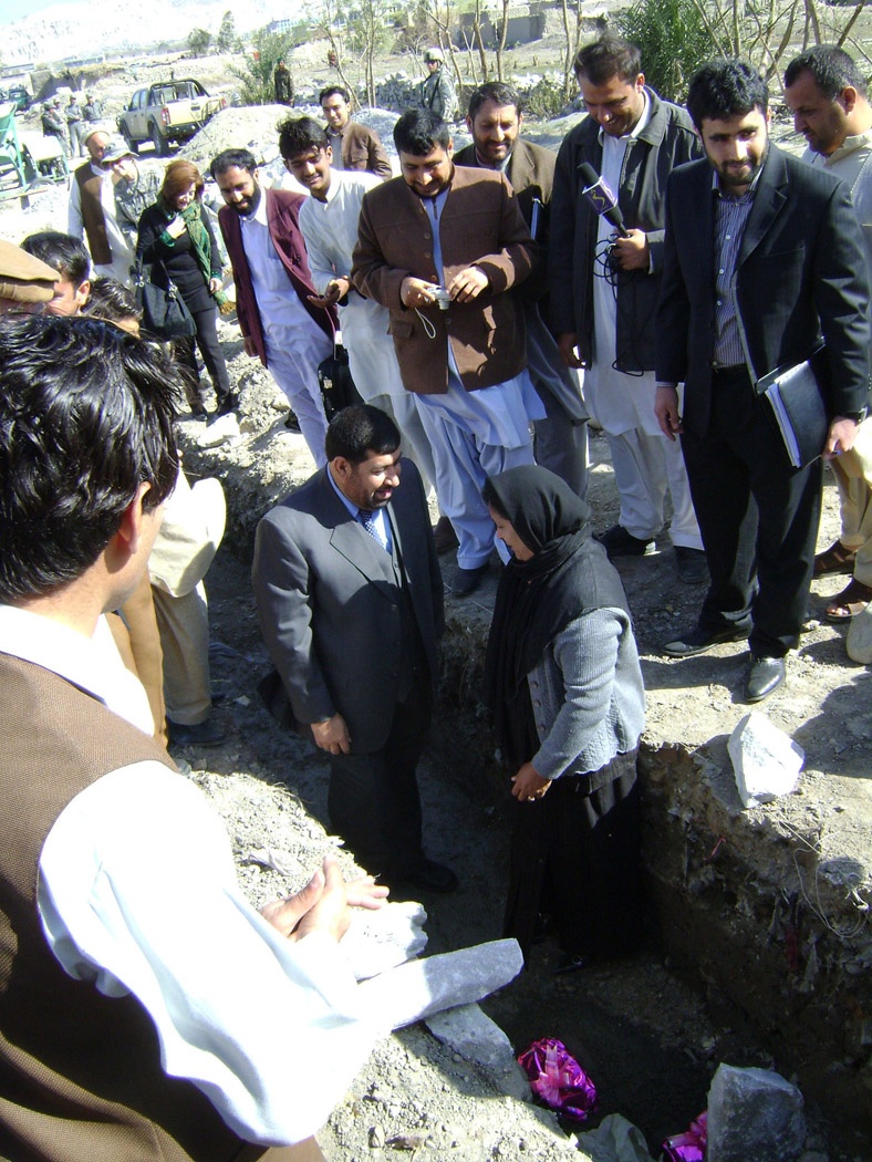 Afghan Governor Celebrates Women's Resource Center Groundbreaking