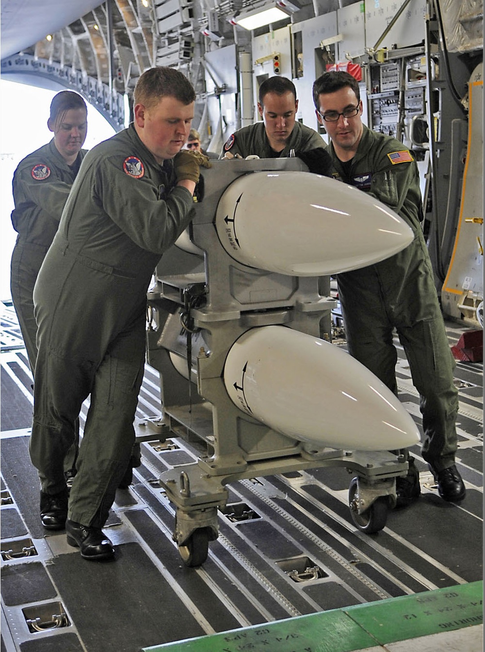 Airmen Prepare C-17 for Nuclear Weapons Transport at McChord AFB