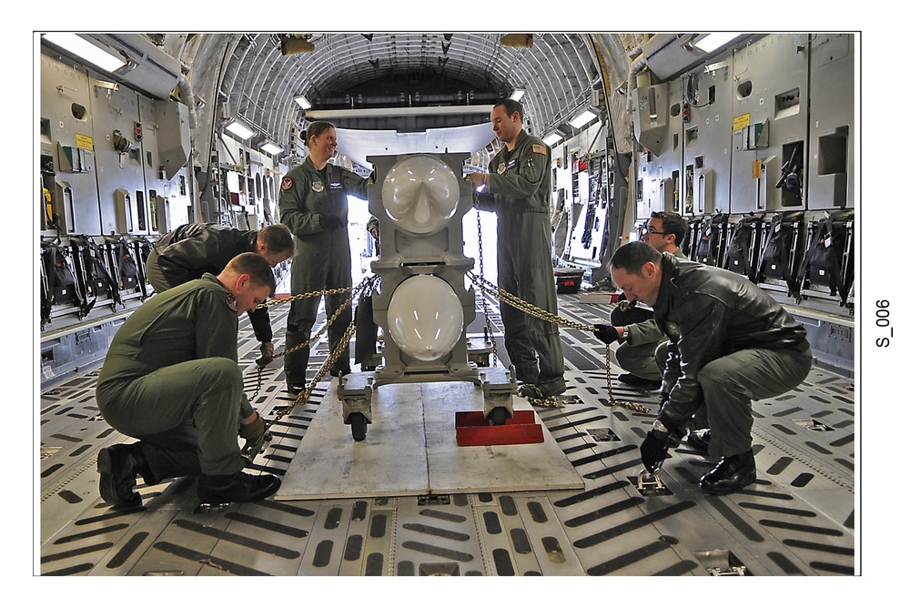 Airmen Prepare C-17 to Transport Nuclear Training Device