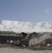 Treacherous Terrain: Forward Operating Base Nestled in Afghanistan's Snowy Mountains