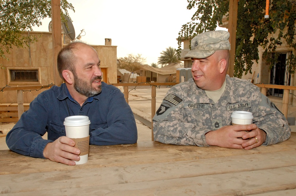 Brothers Reunite, Reflect on Shared Military Service in Iraq