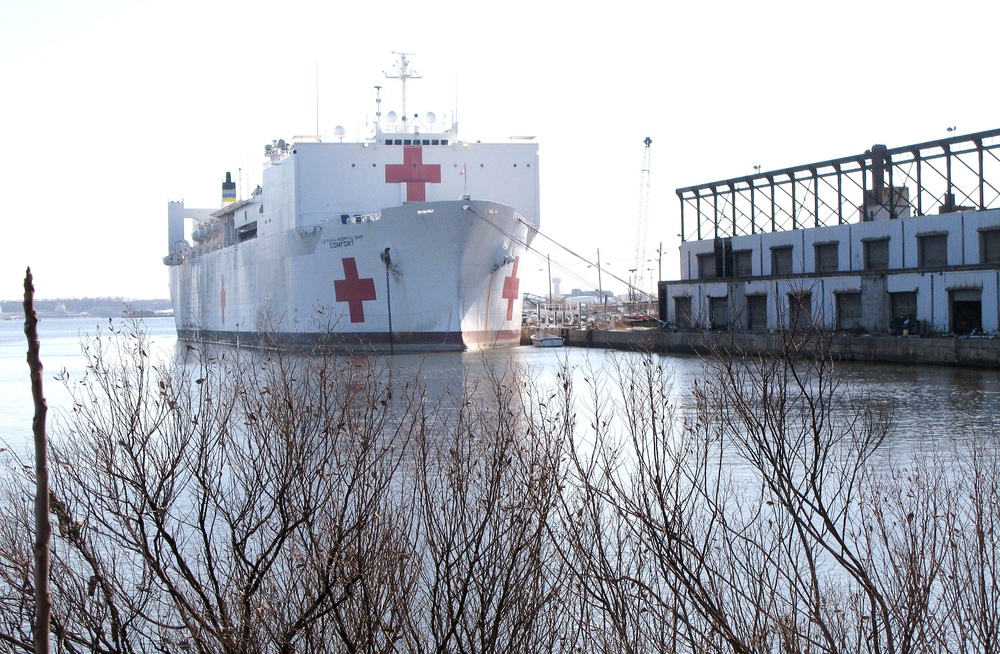 USNS Comfort Prepares for Caribbean, Latin America Humanitarian Mission