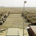 U.S. Army Vehicles Await Deployment at Iraqi Combat Outpost