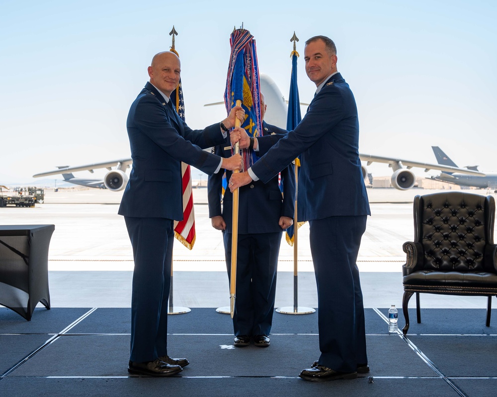 60 MXG change of command ceremony