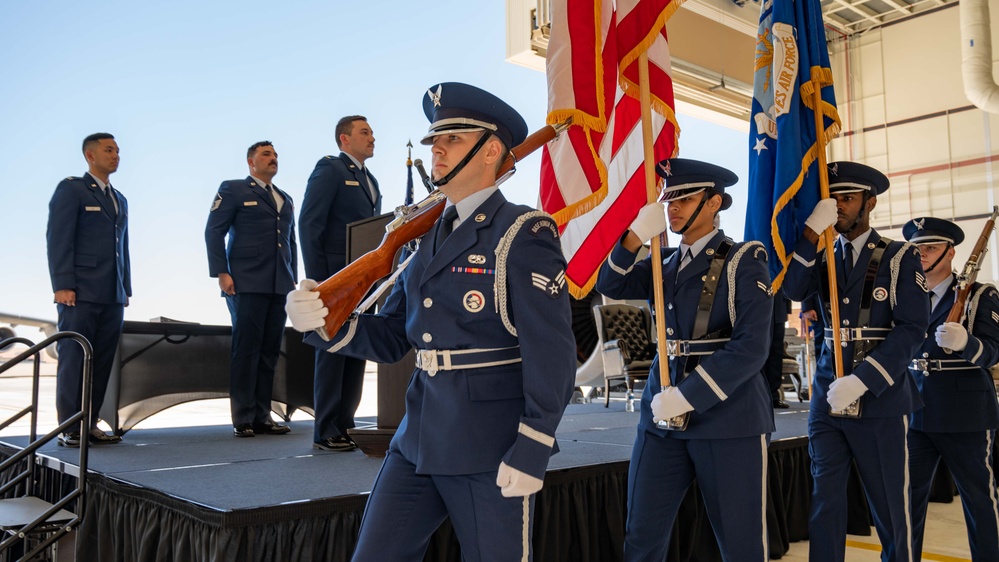 60 MXG change of command ceremony
