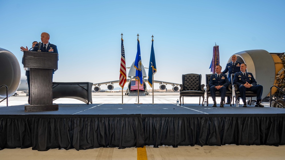 60 MXG change of command ceremony