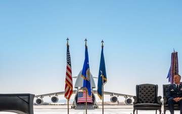 60 MXG change of command ceremony