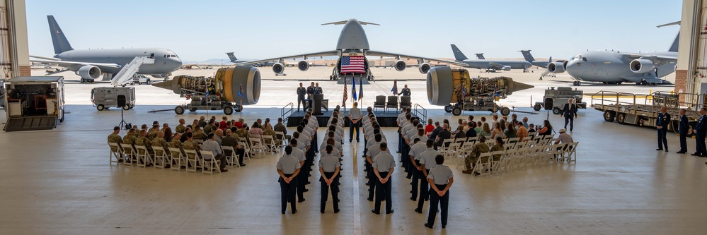 60 MXG change of command ceremony