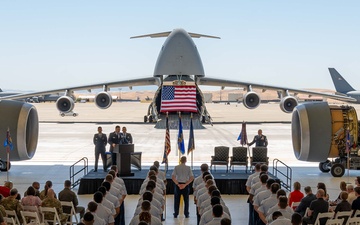 60 MXG change of command ceremony