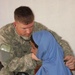 Air Force Medic Provides Care to Afghan Student at Clinic
