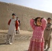 Afghan Children Greet U.S. Military Convoy in Paktia Province