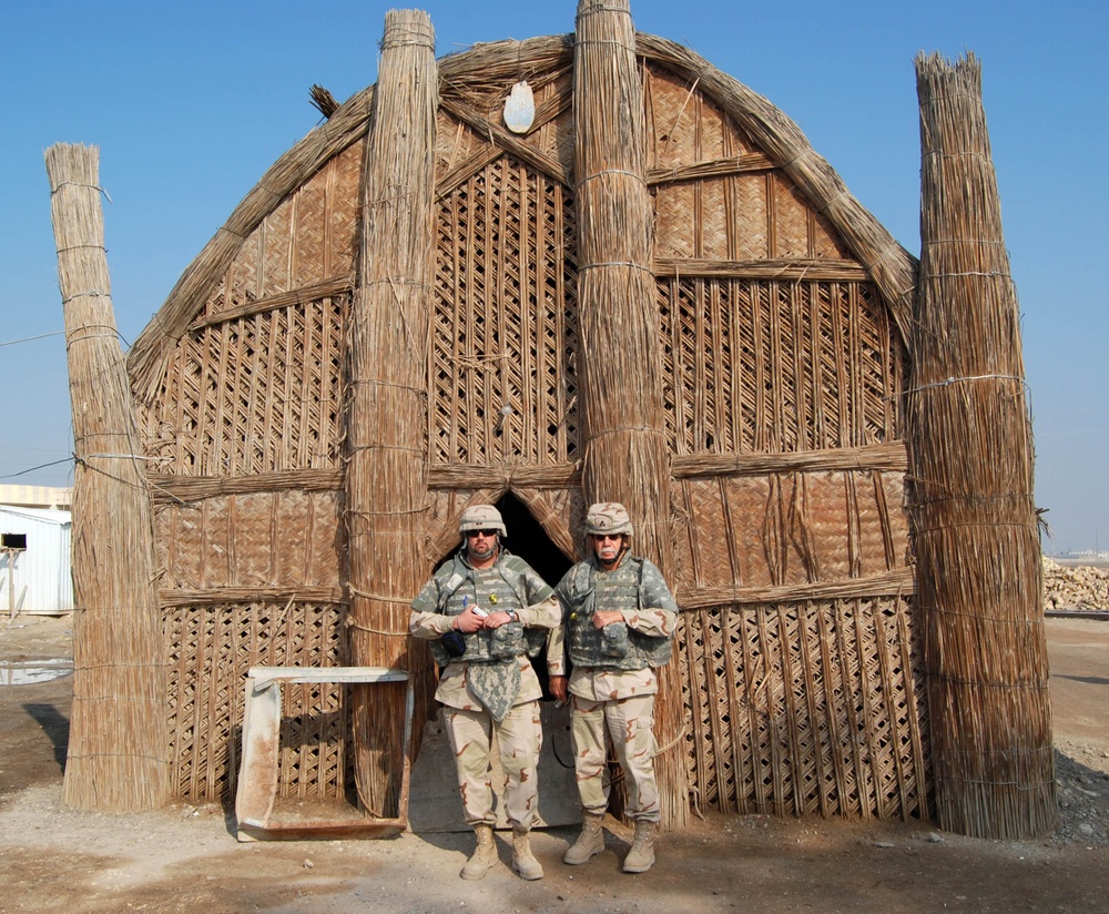 Father-Son Navy Veterans Deployed Together to Oversee Construction in Iraq