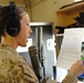 Marine Corps Correspondent Prepares for Newscast at Bagram Airfield