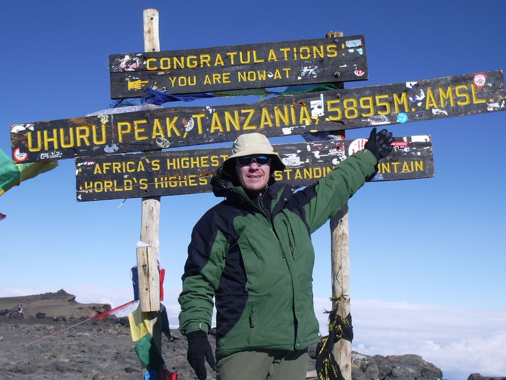 Navy Captain Reaches Summit of Mount Kilimanjaro