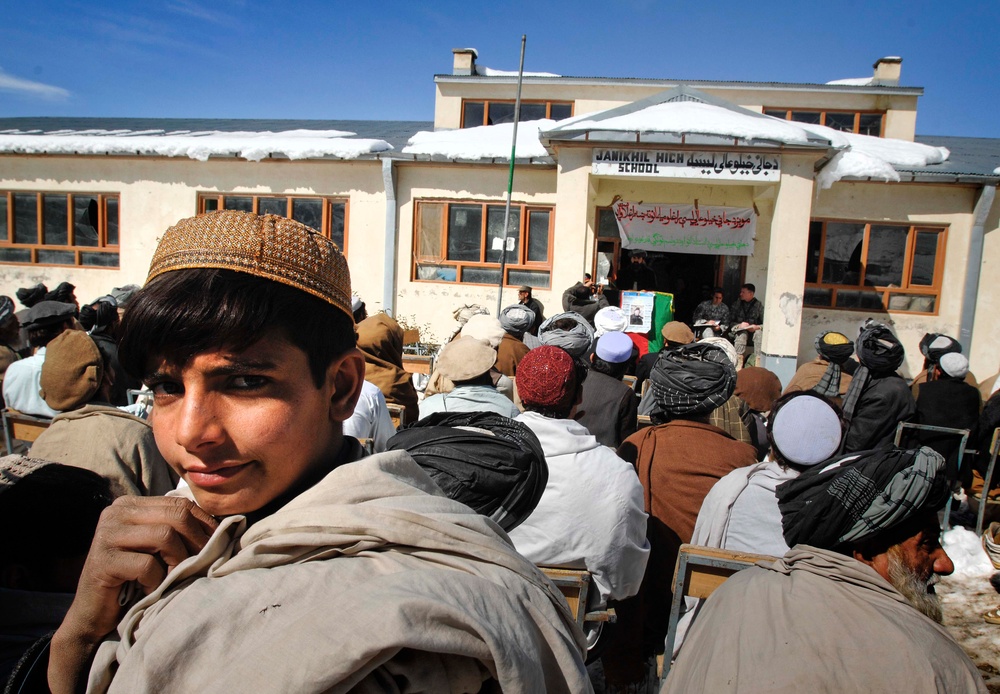 Schoolhouse in Paktia Province Serves 1,400 Boys, Seeks Improvements