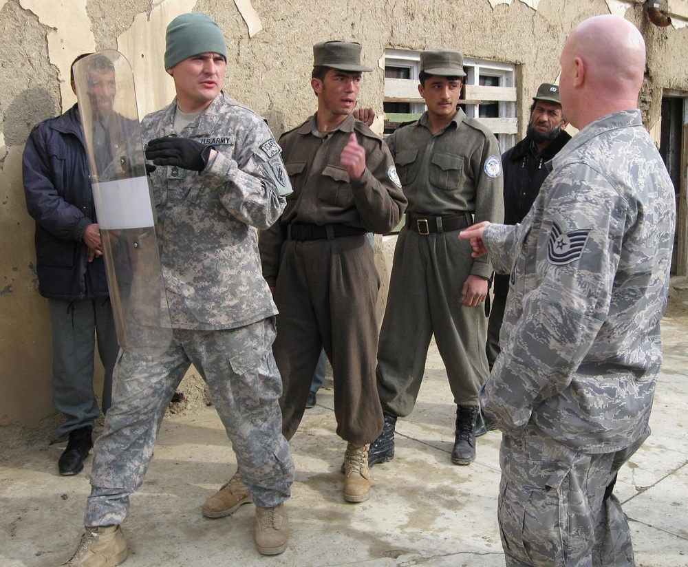 U.S. Troops Train Afghan Prison Guards in Riot Control and Cell Extraction