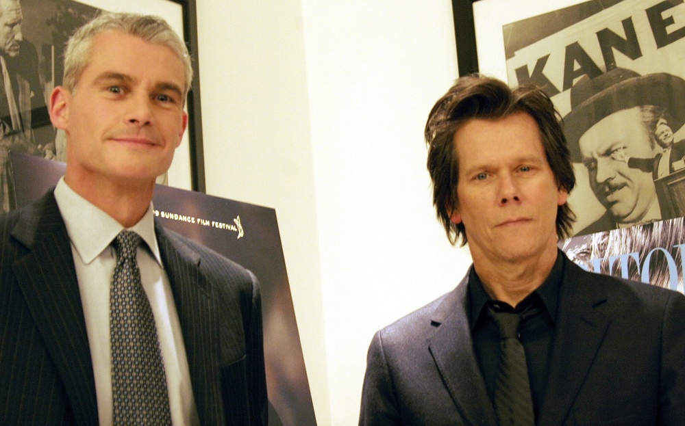 Marine Lt. Col. Strobl Attends Premiere of &quot;Taking Chance&quot; with Actor Kevin Bacon