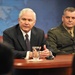 Defense Leaders Brief Press on Pentagon Priorities