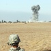 U.S. Soldier Observes Destruction of Explosives-Laden School in Iraq