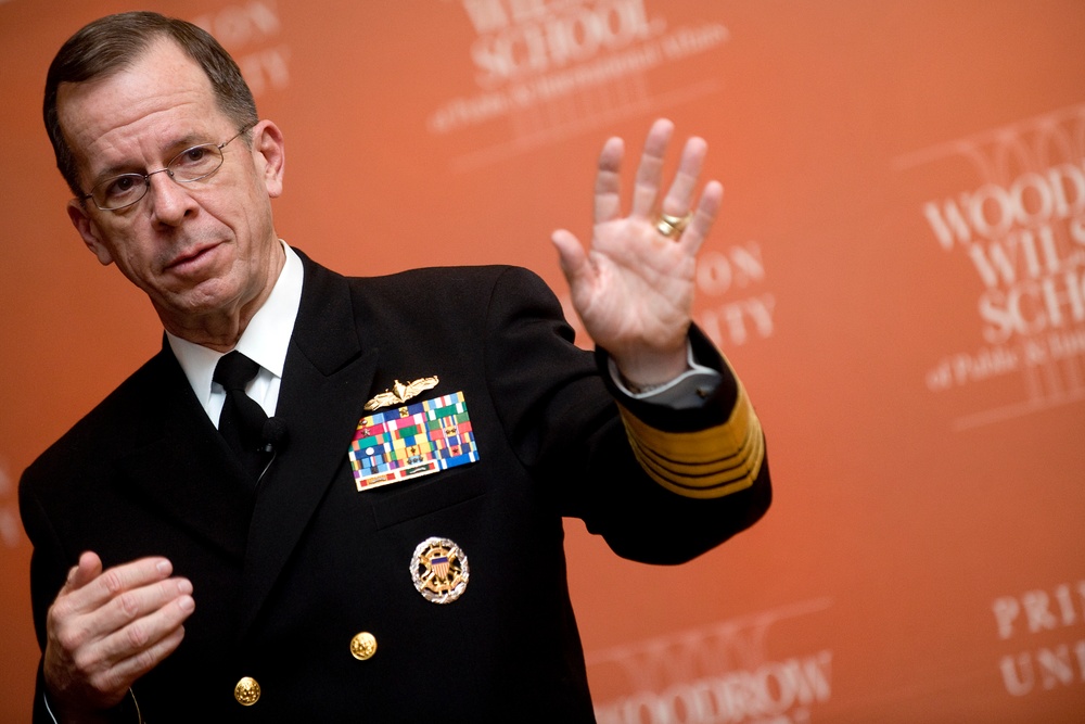 Adm. Mike Mullen Addresses Princeton University