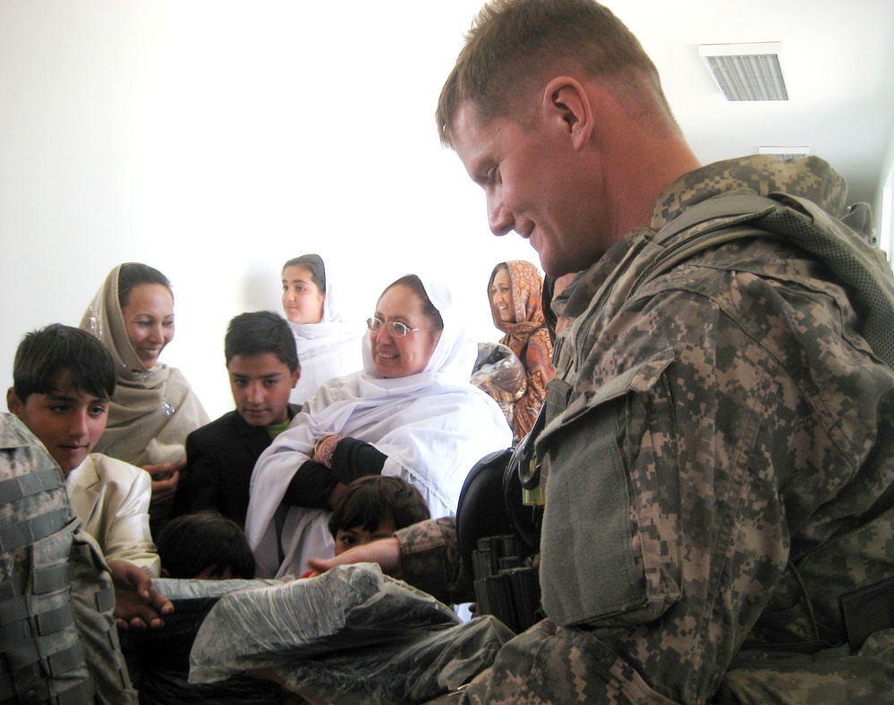 Air Force Officer Attends Women's and Children's Day Celebration in Afghanistan