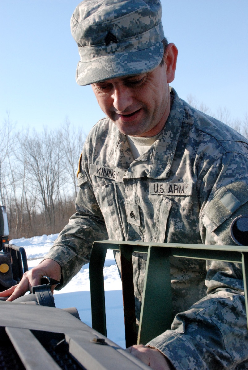 Kentucky National Guard Soldiers Assist with Winter Storm Relief Efforts in Indiana