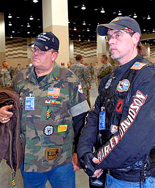 Patriot Guard Riders Discuss Motivations at Indiana National Guard Homecoming