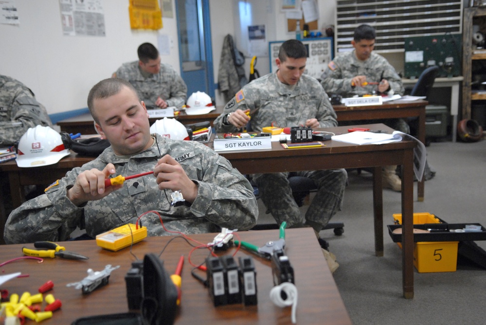 Army Specialist Learns Electrical Skills for Prime Power Production