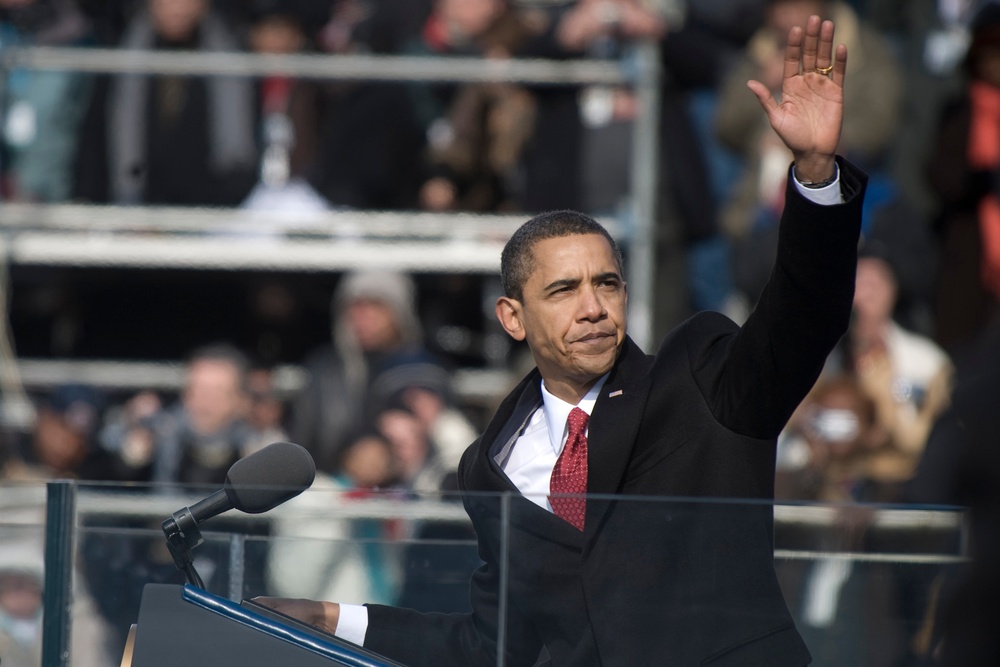 Obama Vows to Defend America as 44th President