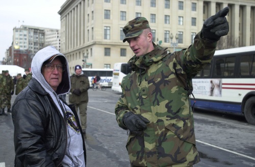 National Guard Assists Inauguration Spectators