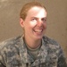 Army Specialist Smiles After Day's Work in Baghdad