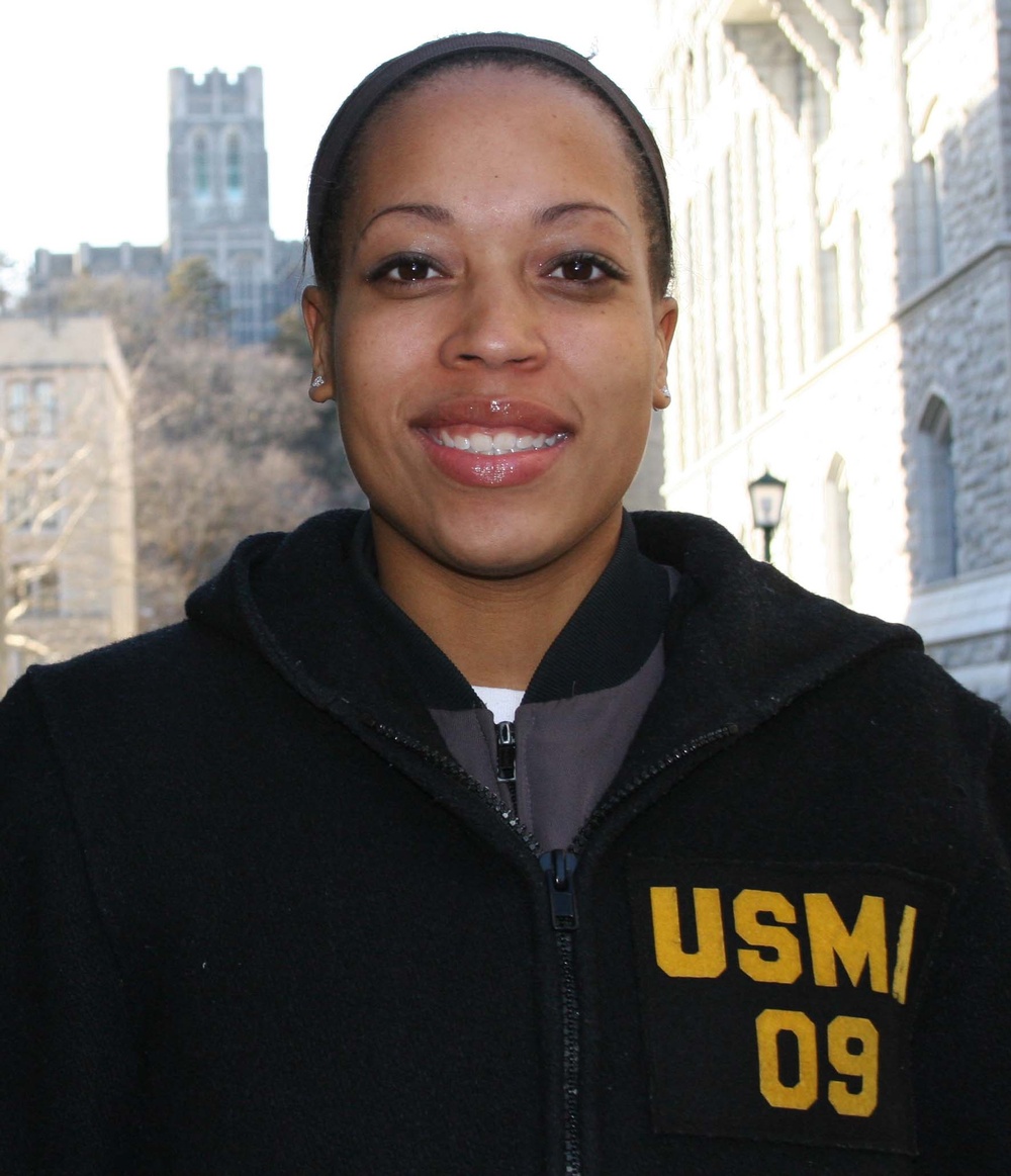 Cadet Tamara Abraham Leads Parade with Pride