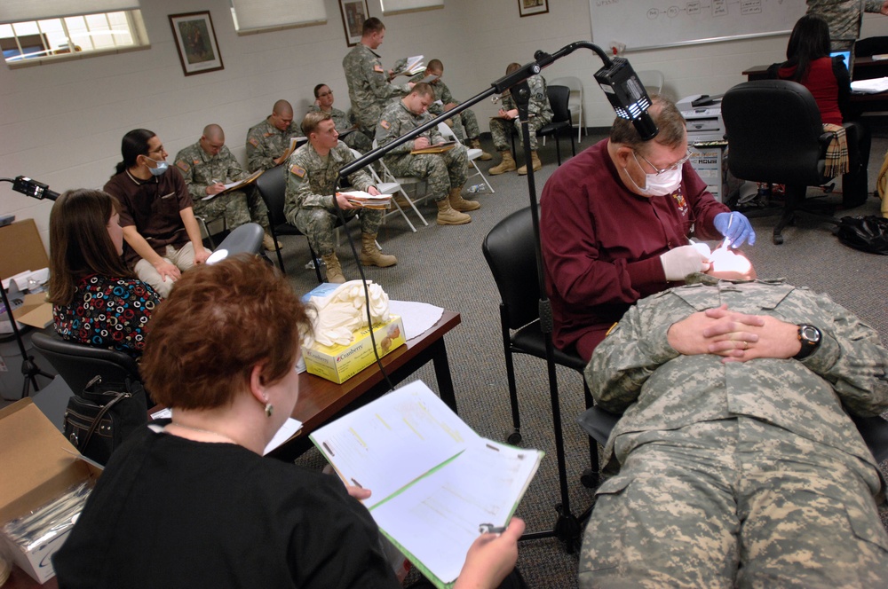 Wyoming National Guard Soldiers Undergo Dental Screenings Ahead of Deployment