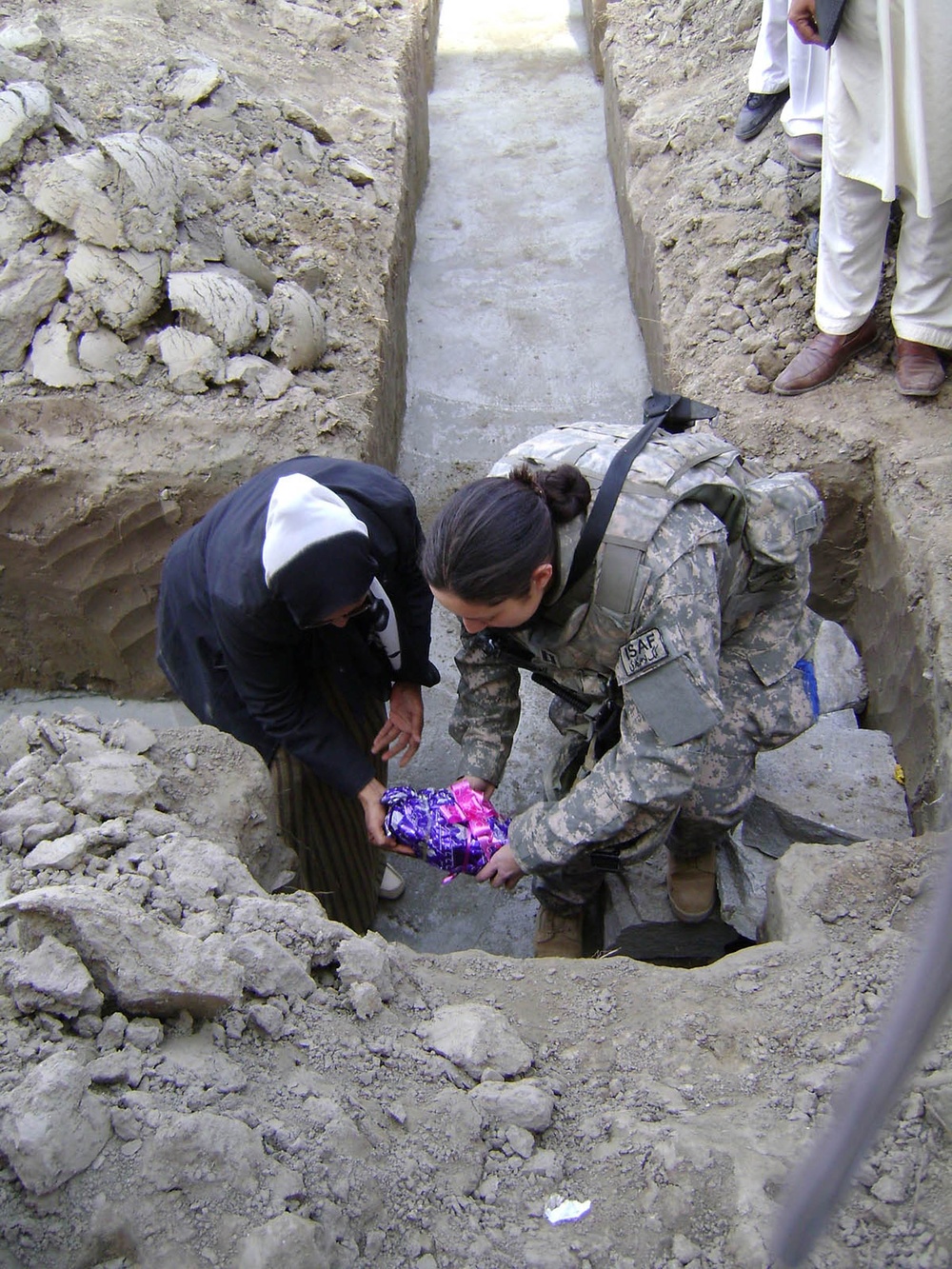 U.S. Army Captain Helps Break Ground on New Girls' School in Afghanistan