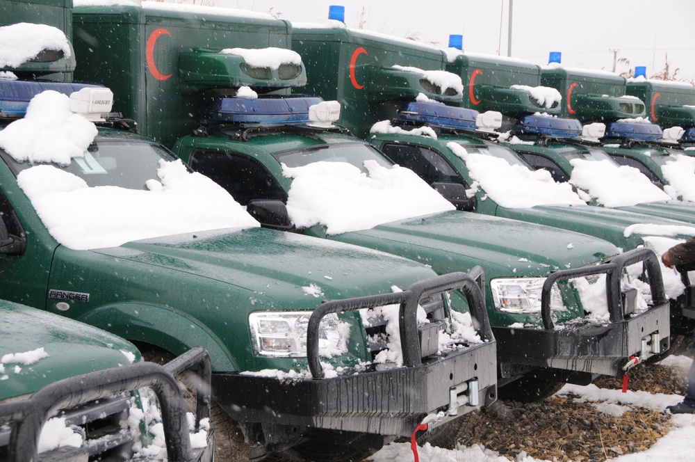 U.S. Provides Modified Ambulances to Afghan National Police