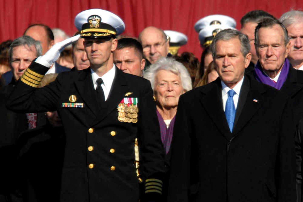 U.S. Navy Capt. Oversees Commissioning of USS George H.W. Bush