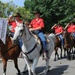 1st Infantry Division Soldiers Ride in Sundown Salute Parade