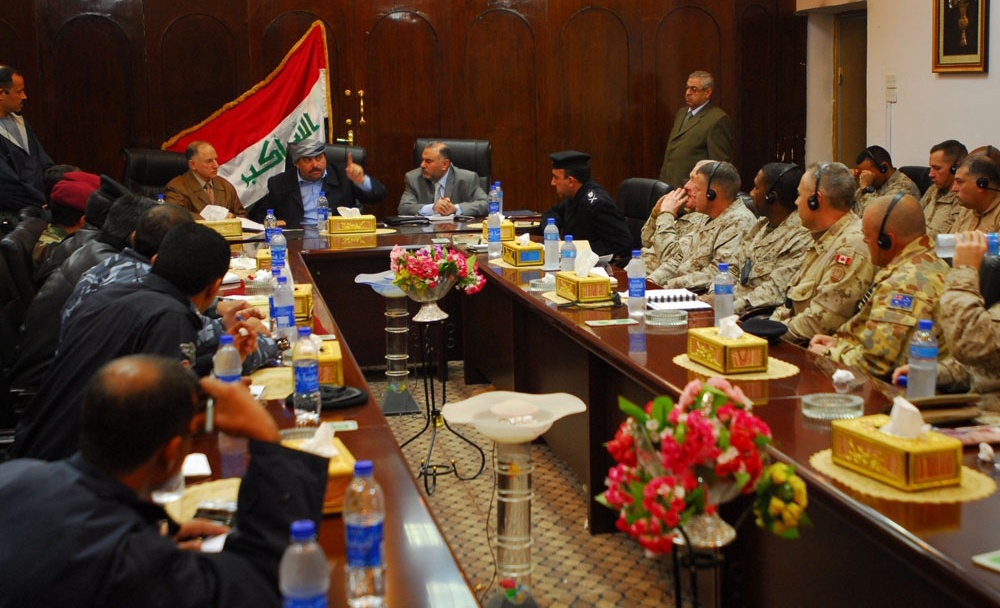 Iraqi Army General Leads Reconciliation Meeting in Anbar Province