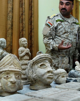 Iraqi Security Forces Recover Ancient Artifacts in Basra Raids