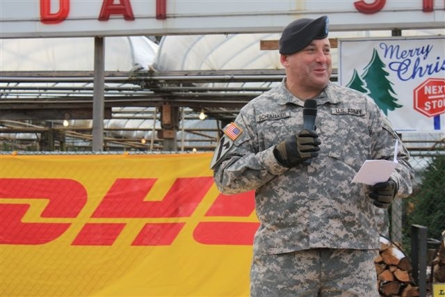 Army Officer Expresses Gratitude for Holiday Donations to Troops in Iraq
