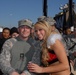 Army Recruiter Reconnects with WWE Diva at Camp Victory