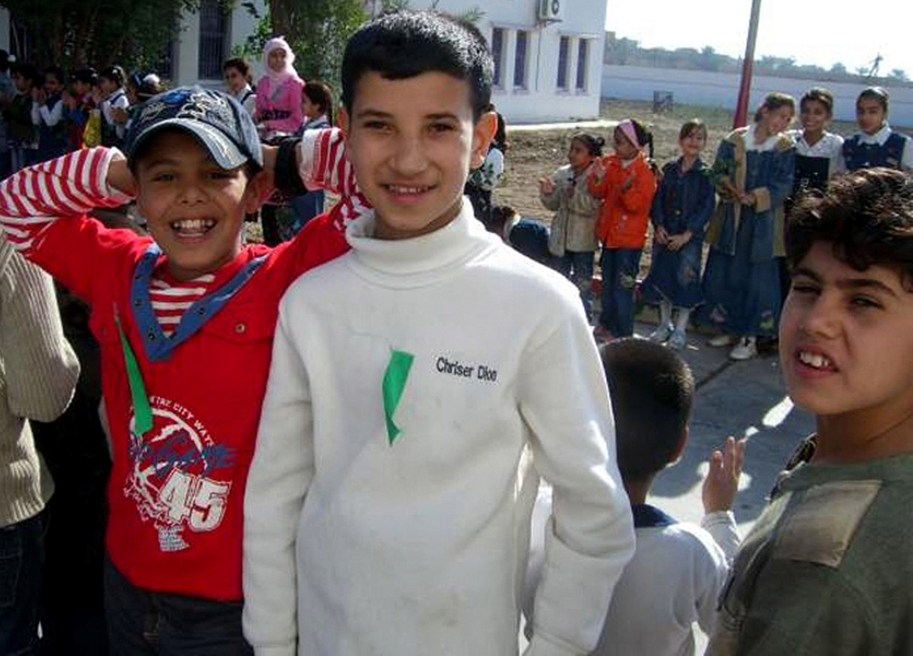 Children Smile at Opening of Nahwaran School in Baghdad