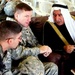 U.S. Army Officer Meets with Local Dignitary at School Opening in Baghdad