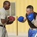 Army Spc. Trains with Sempa Wilson at Forward Operating Base in Iraq
