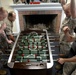 Marines Enjoy Foosball Game at Wounded Warrior Battalion East
