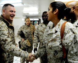 Marine General Cartwright Visits Troops in Afghanistan
