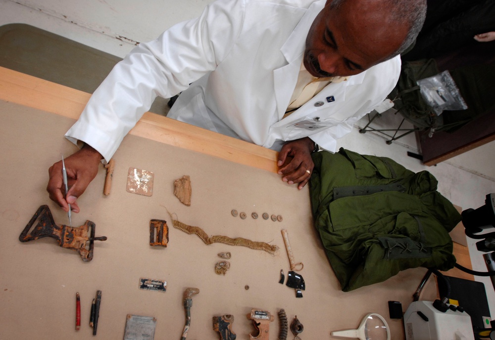 Piecing Together the Past: Analysts Examine Artifacts to Identify Missing Servicemembers